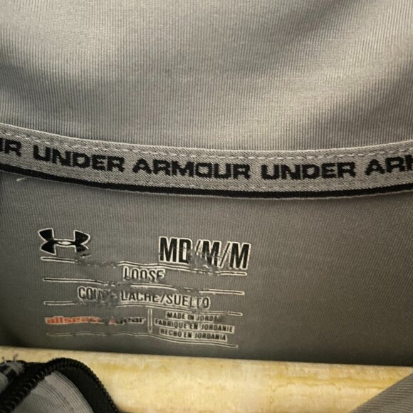 Under Armour Mens Loose Heatgear 1/4 Zip Pullover Long Sleeve - Picture 3 of 3